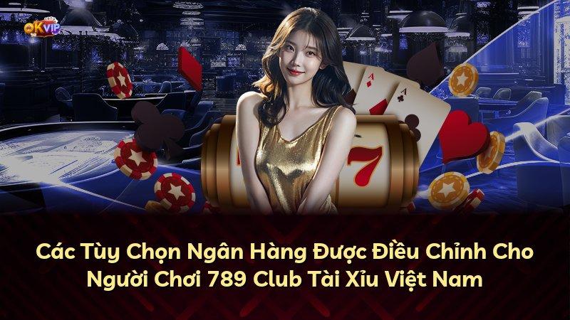 Các Tùy Chọn Ngân Hàng Được Điều Chỉnh Cho Người Chơi 789 Club Tài Xỉu Việt Nam