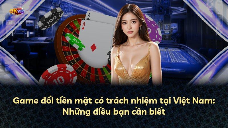 Game đổi tiền mặt có trách nhiệm tại Việt Nam: Những điều bạn cần biết