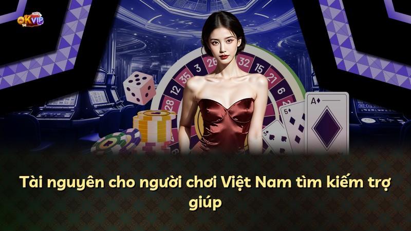 Tài nguyên cho người chơi Việt Nam tìm kiếm trợ giúp
